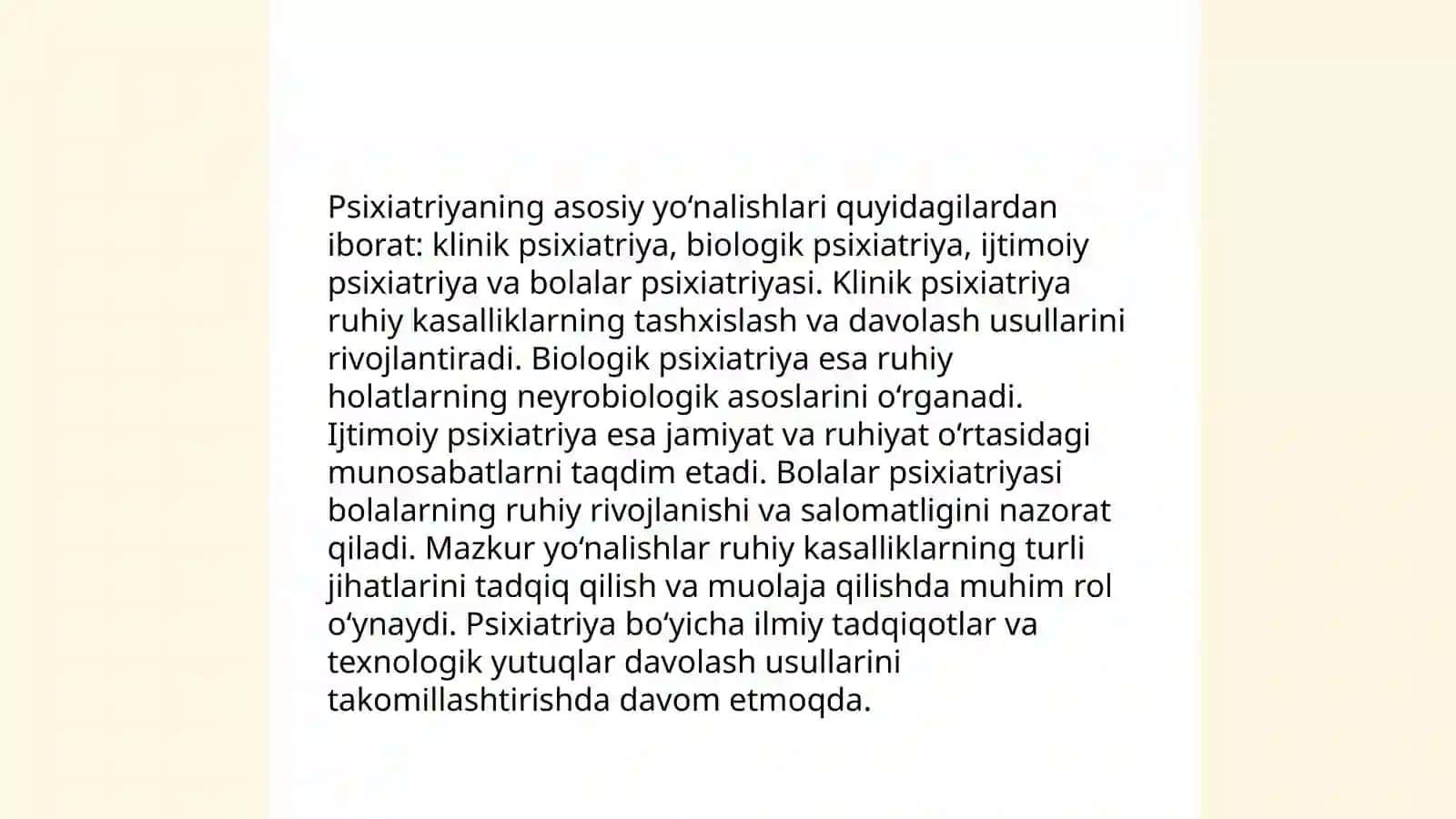 Patapsixologiyaning psixiatriya bilan boʻlgan munosabati 4