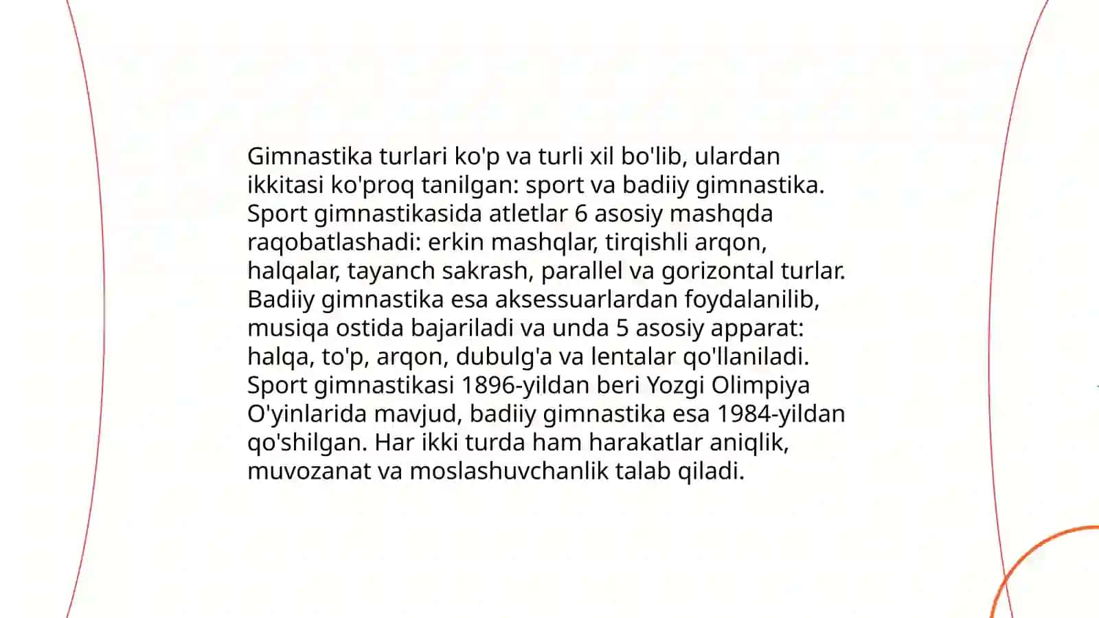 Gimnastika va uni o‘qitish 4
