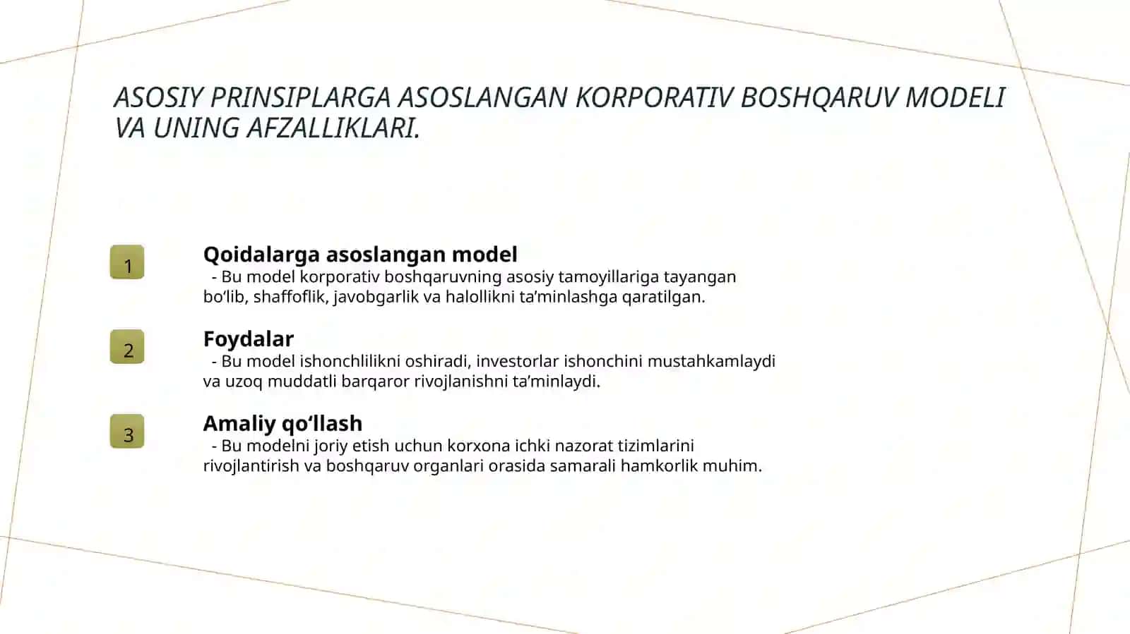 Korporativ boshqaruv tamoyillari 4