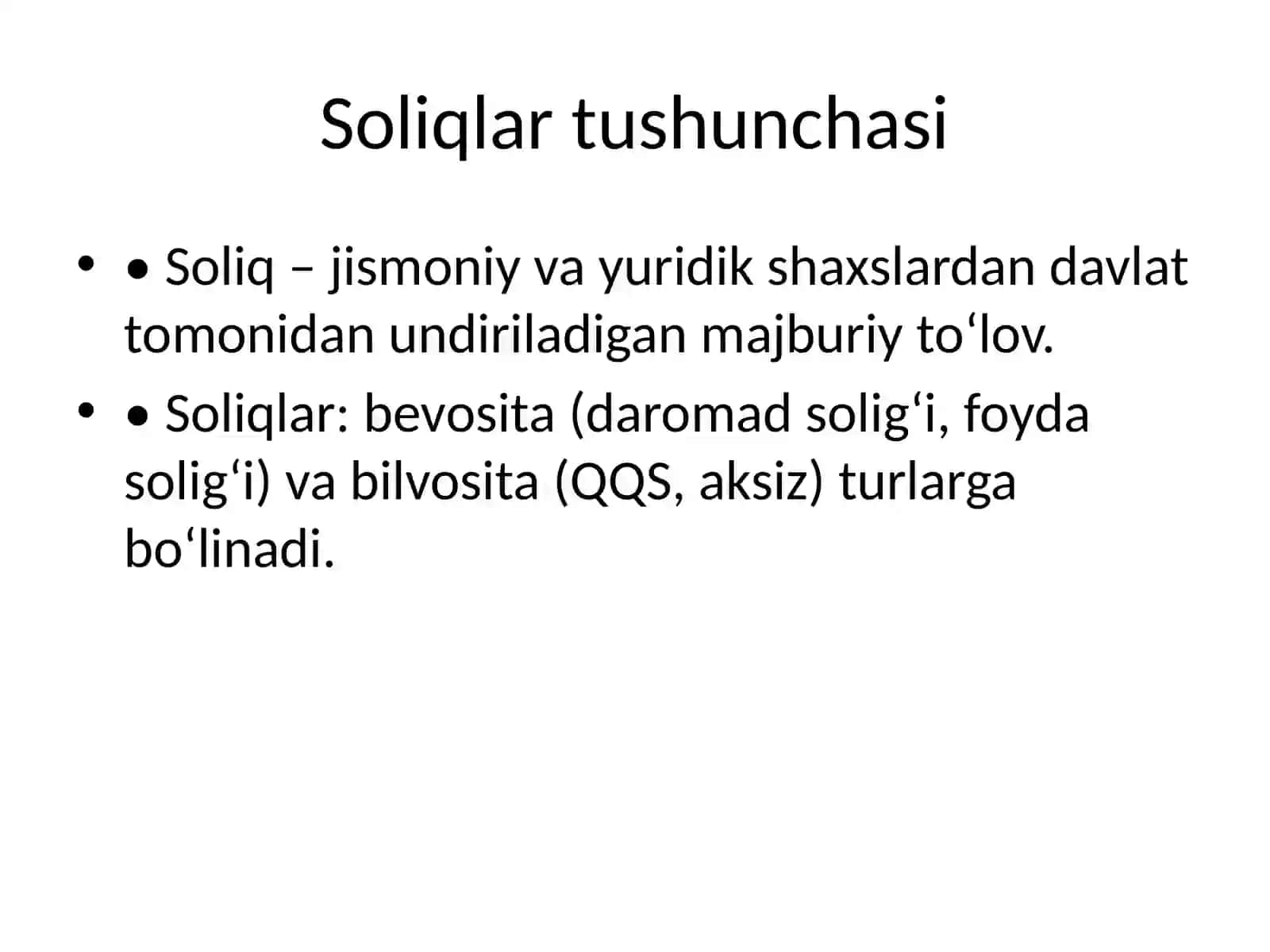 Soliqlar va Majburiy To‘lovlarni Hisobga Olish 4