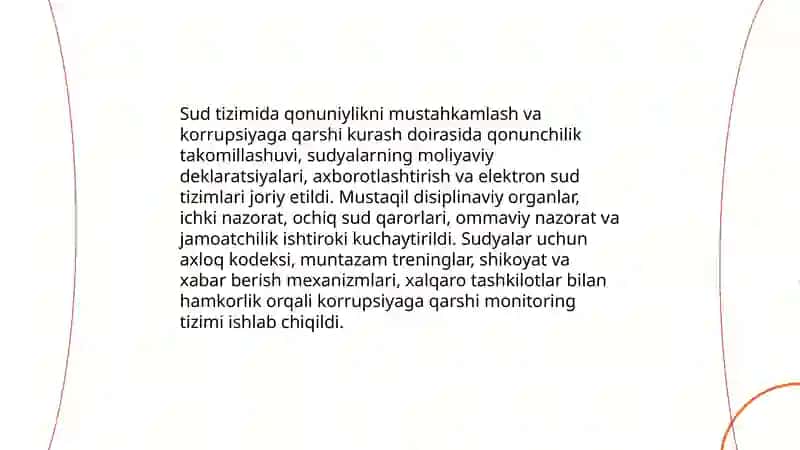 O'zbekiston Sud Tizimi O'zgarishlari 4