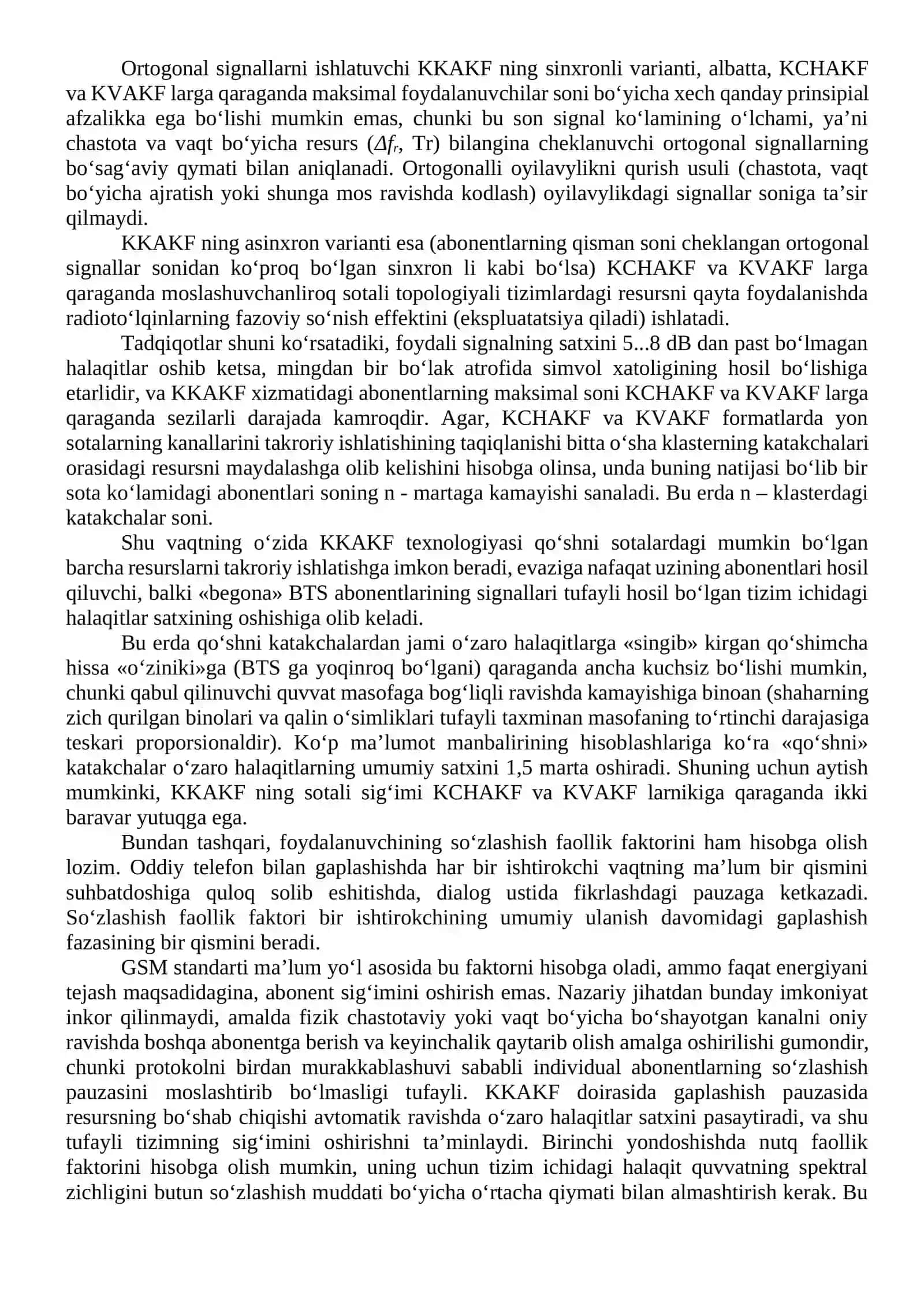 Uyali mobil aloqa tarmoqlarini asosini qurish 4