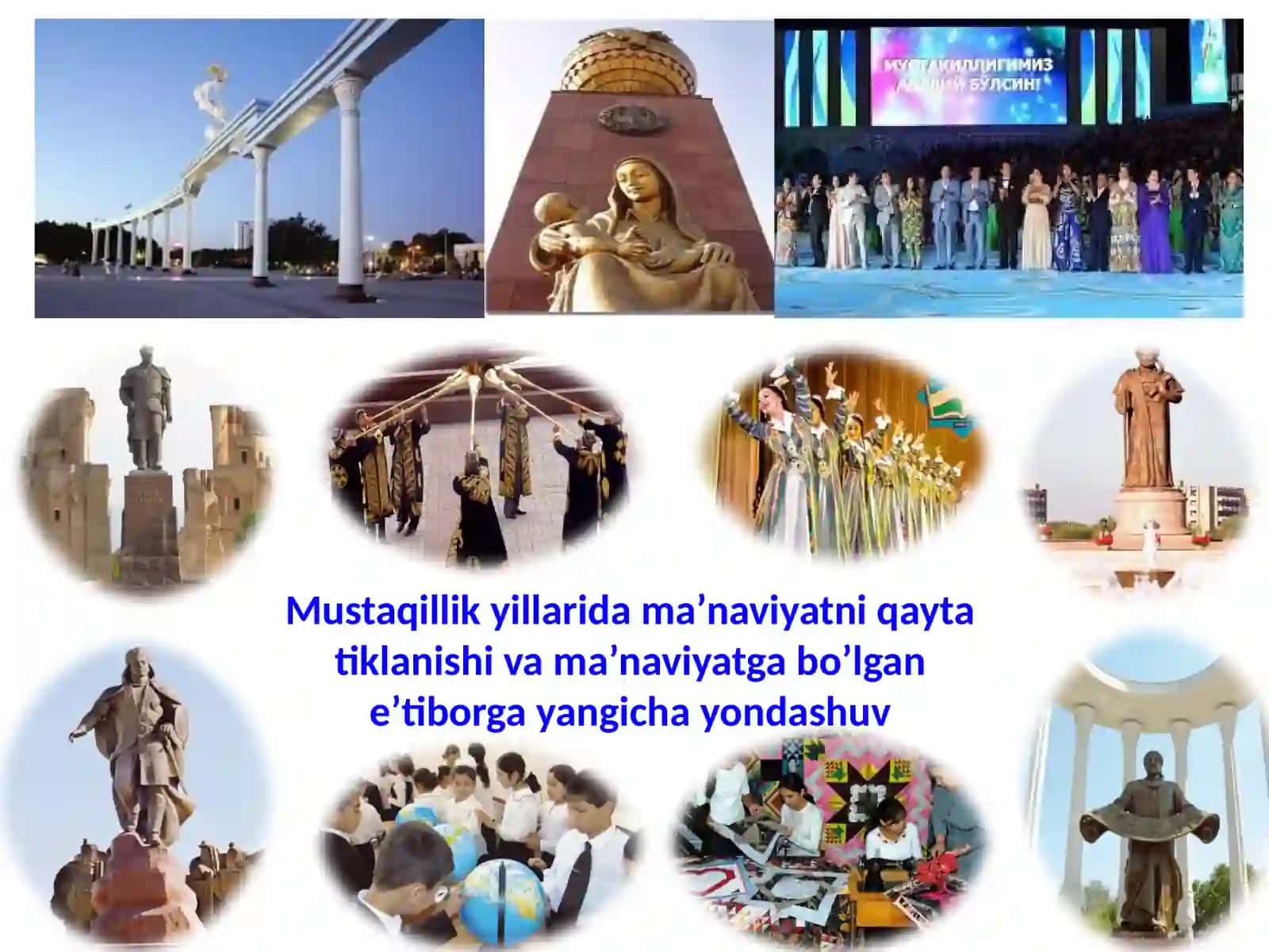 Ma’naviyat asoslarini shunish fanidan tayyorlagan MUSTAQIL ISH 4