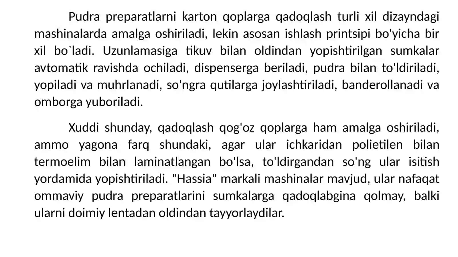 PARFYUMERIYA-KOSMETIKA MAHSULOTLARINI NOAN’ANAVIY USULLARDA QADOQLASH 4