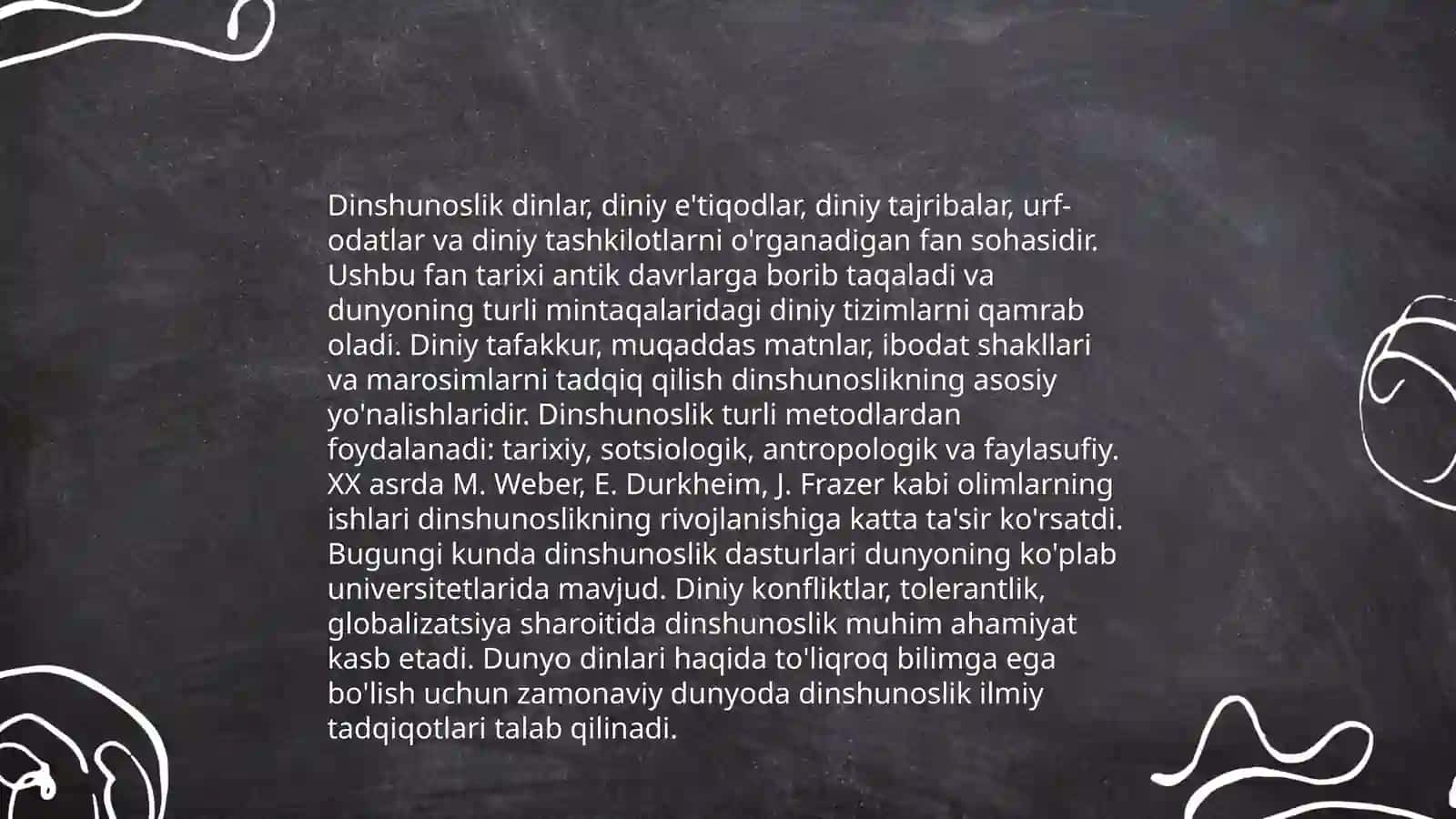 Dinshunoslik fanining maqsadi, predmeti va vazifalari 4