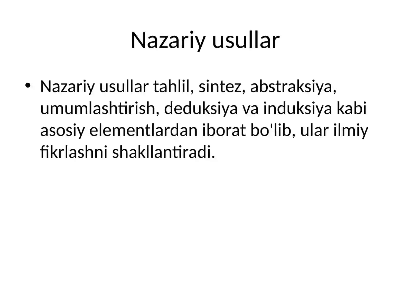 Ilmiy tadqiqot usullari 4