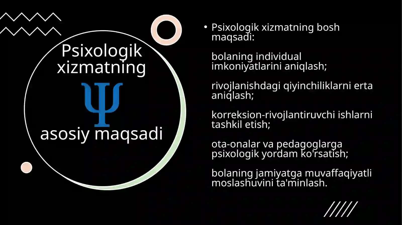 Maxsus ta'lim muassasalarida psixologik xizmatni tashkil etish 4