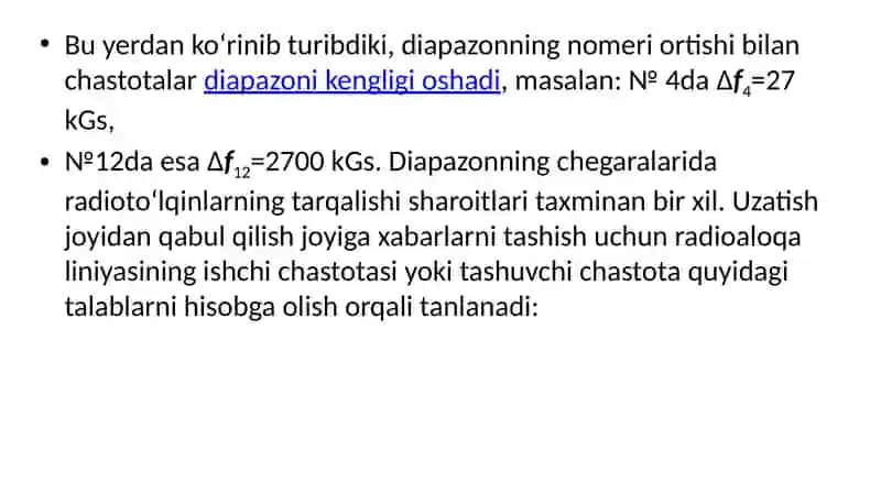 Kanallar va to‘lqinlarning tarqalishi 4