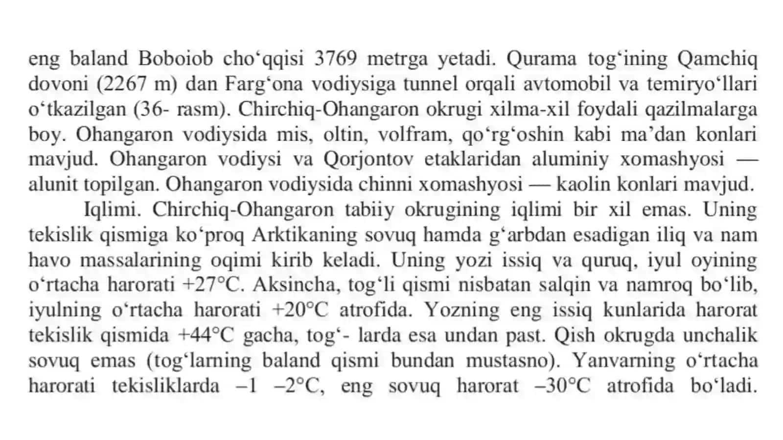 Chirchiq-Ohangaron tabiiy geografik okrugi 4