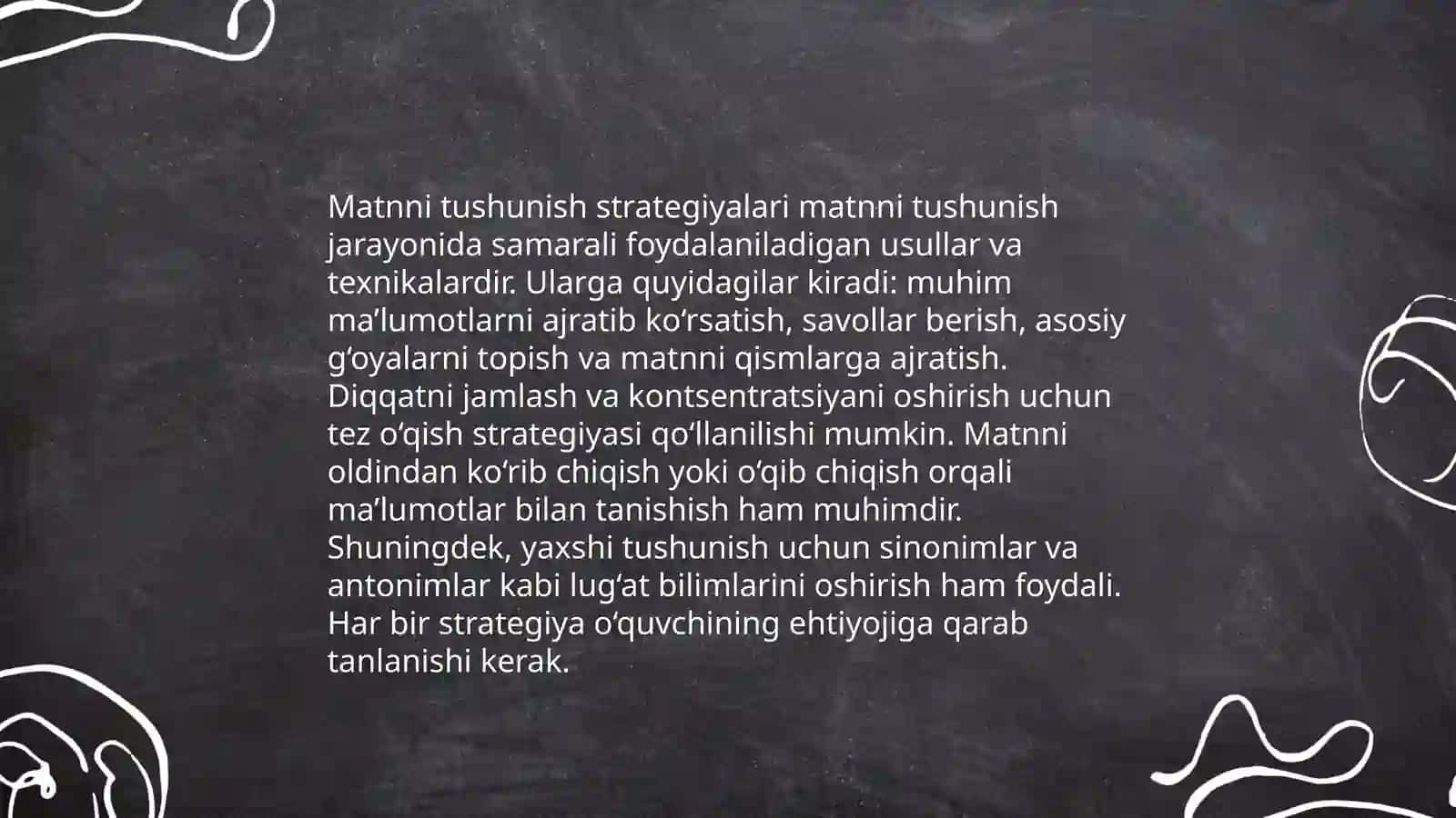 O‘quv ko‘nikmalarini o‘lchash usullari 4
