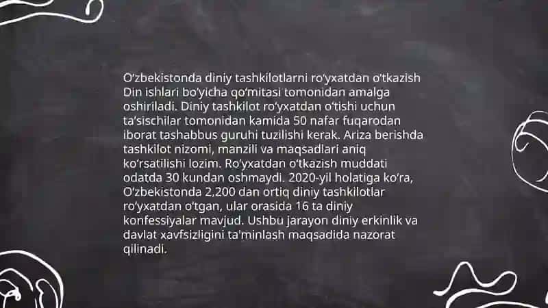 Oʻzbekistonda davlat va din munosabatlariga doir qonun hujjatlari 4