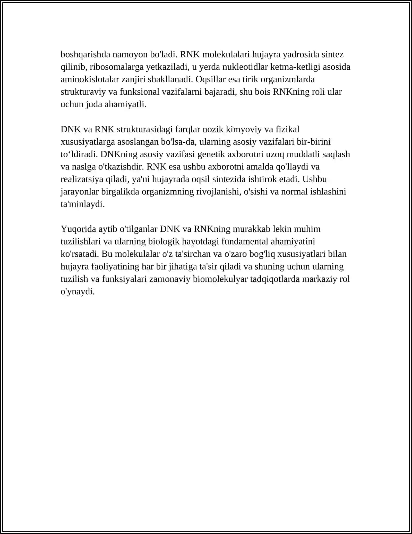 DNK RNK NUKLEIN KISLOTALAR 4