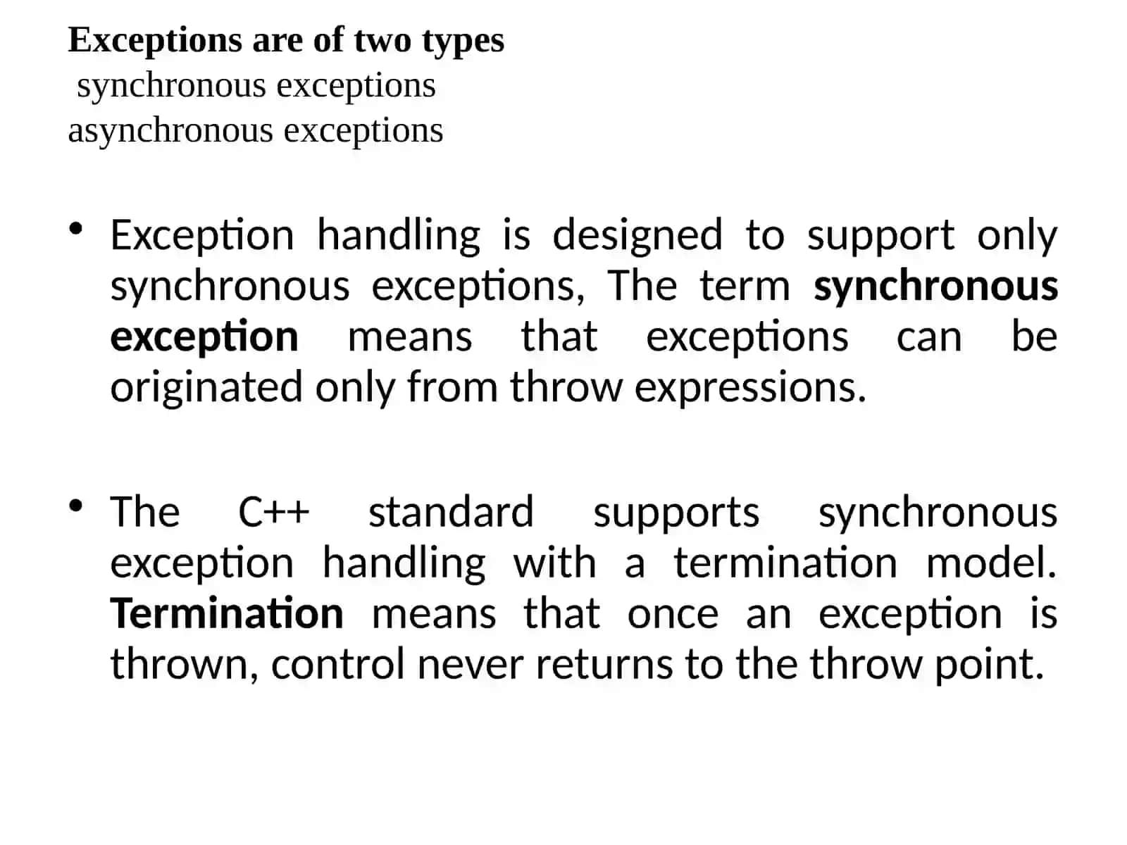 Exceptions Handling 4