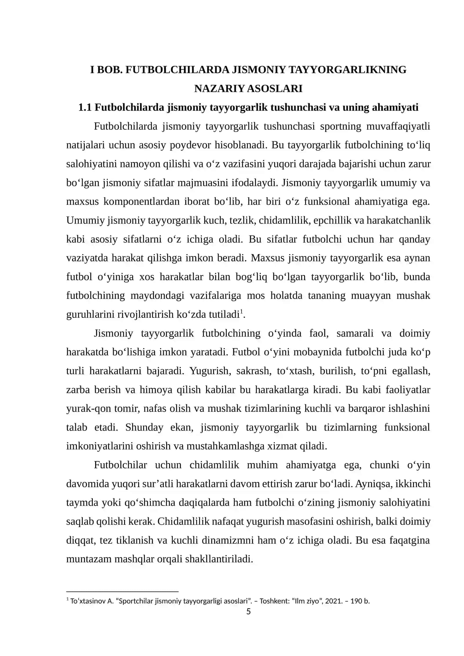 FUTBOLCHILARDA JISMONIY TAYYORGARLIK VA CHIDAMKORLIKNI BAHOLASH 4