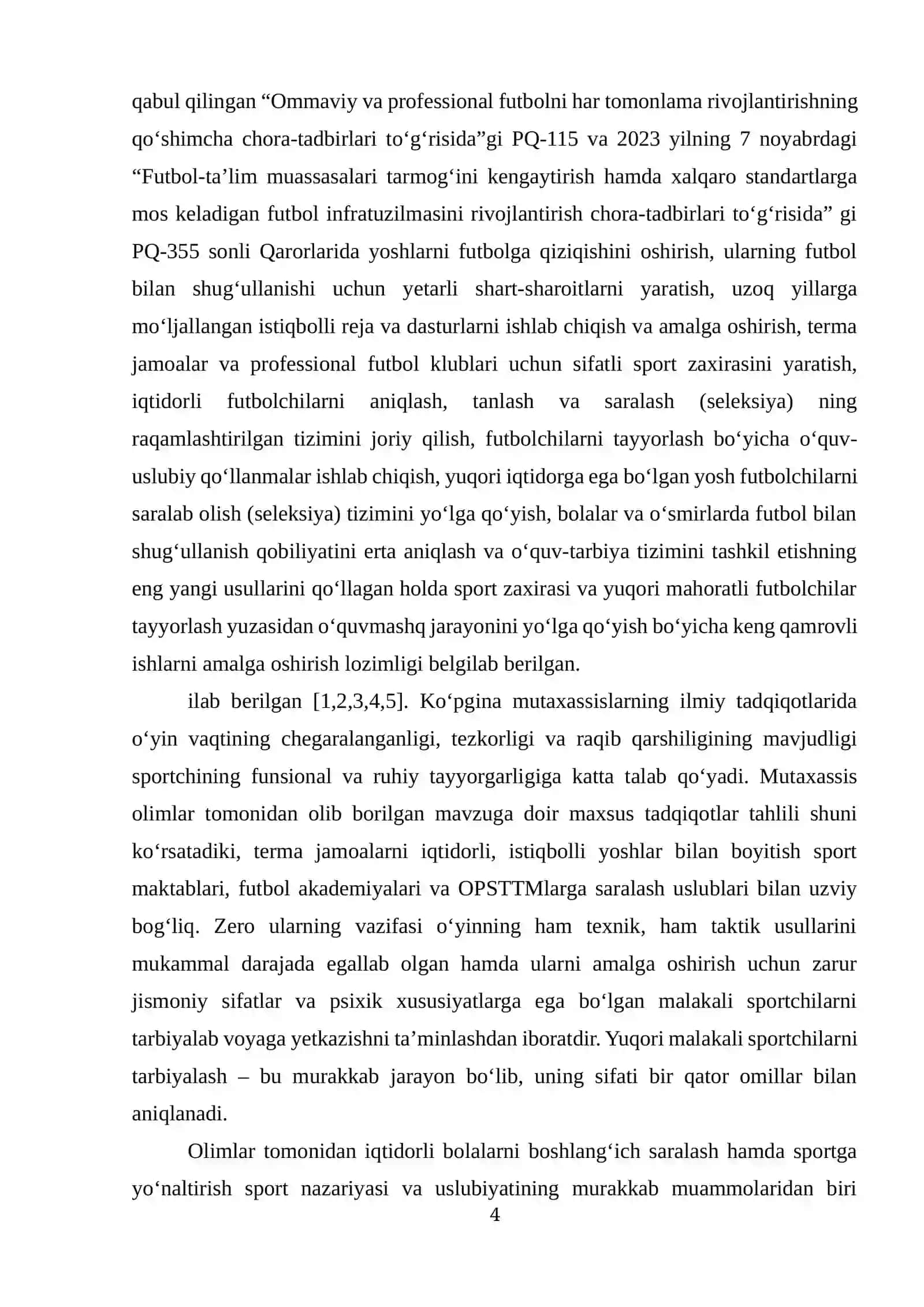 Sportchilarning ko'p yillik tayyorgarliklarini aniqlovchi omillar 4