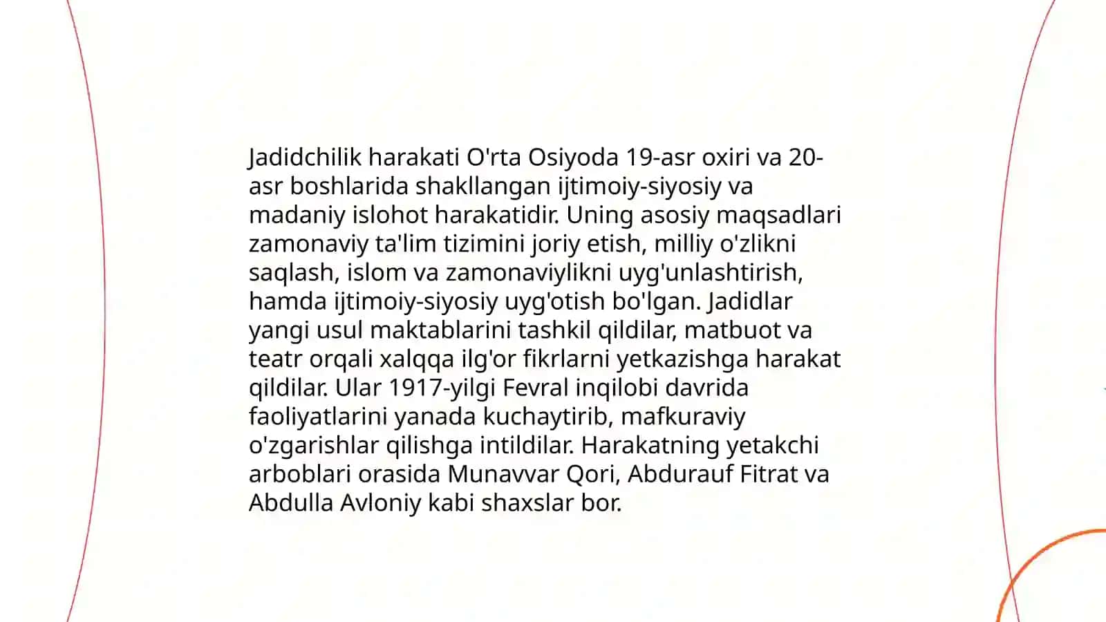 Jadidchilik harakati va uning tarbiyaviy mohiyati 4
