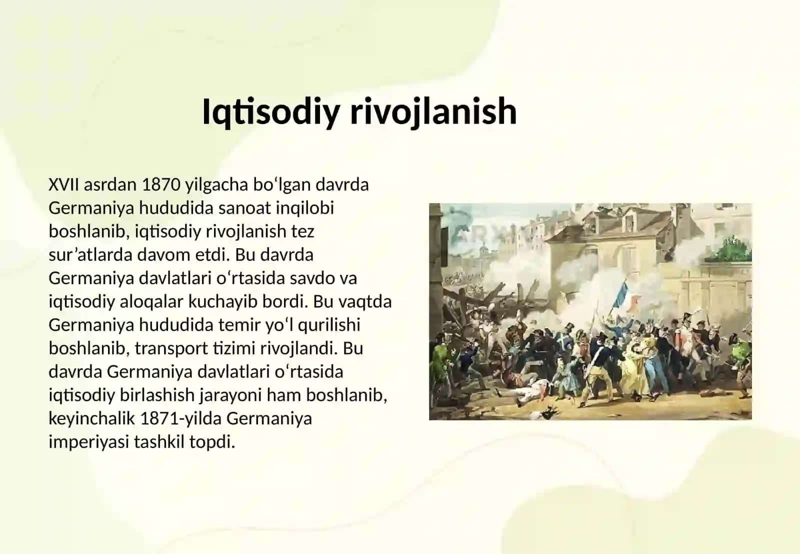 XVII asrdan 1870 yilgacha boʻlgan davrda Germaniya. German davlatlari 4
