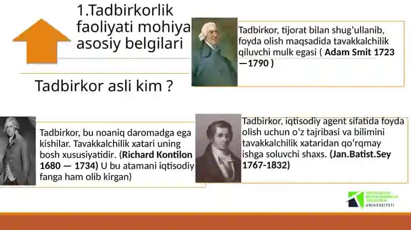 Tadbirkorlik faoliyati va tadbirkorlik kapitali 4