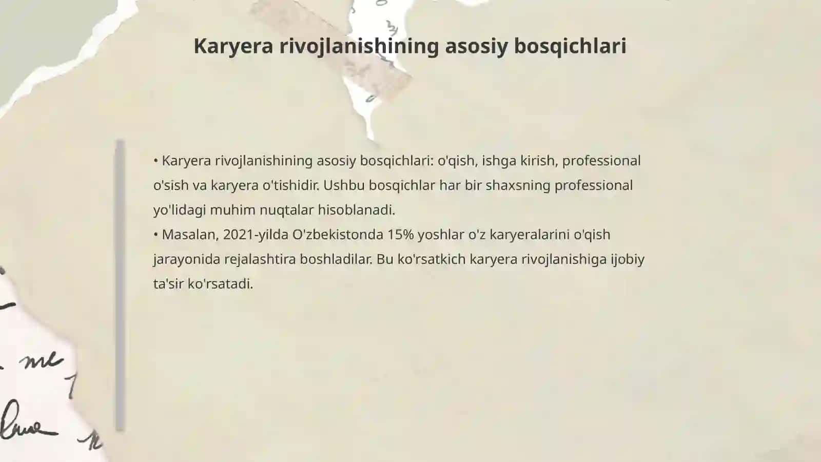 Inson resurslarini karyerasini rejalashtirish va rivojlantirish 4