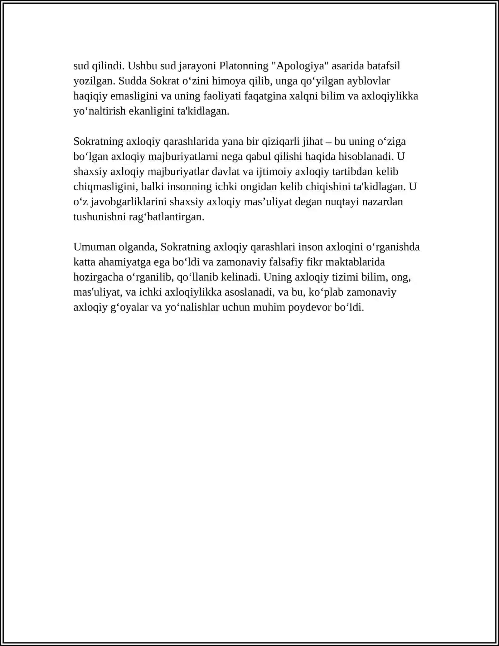 SOKRAT QARASHLARNING IJTIMOIY QARASHLARI 4