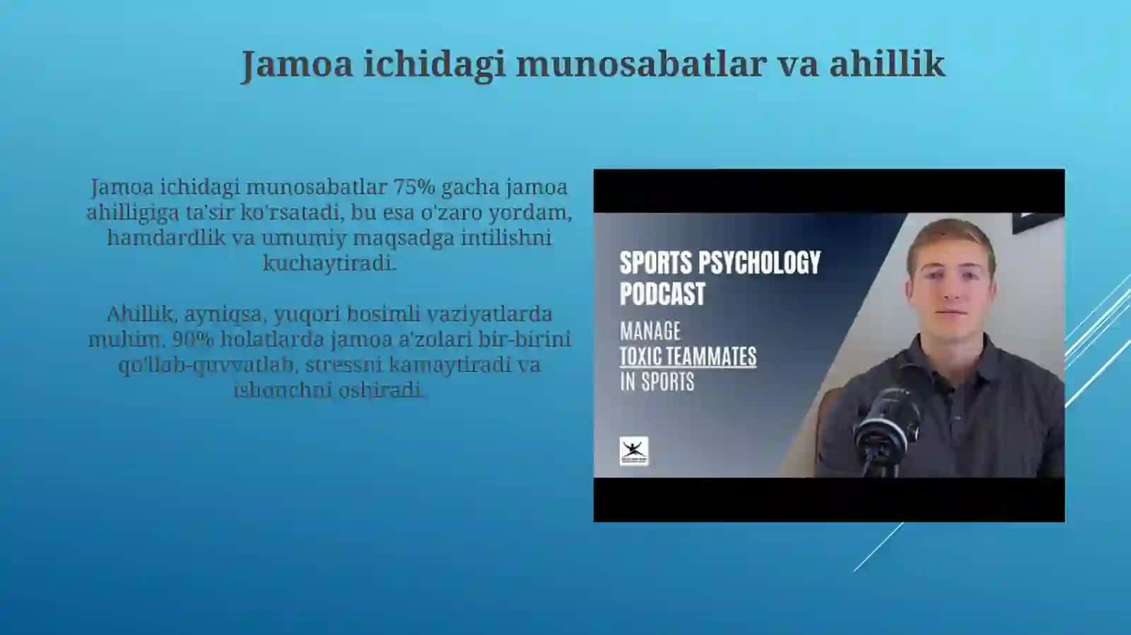 Sport jamoasida psixologik muhitning g'alabaga natijasiga ta'siri 4