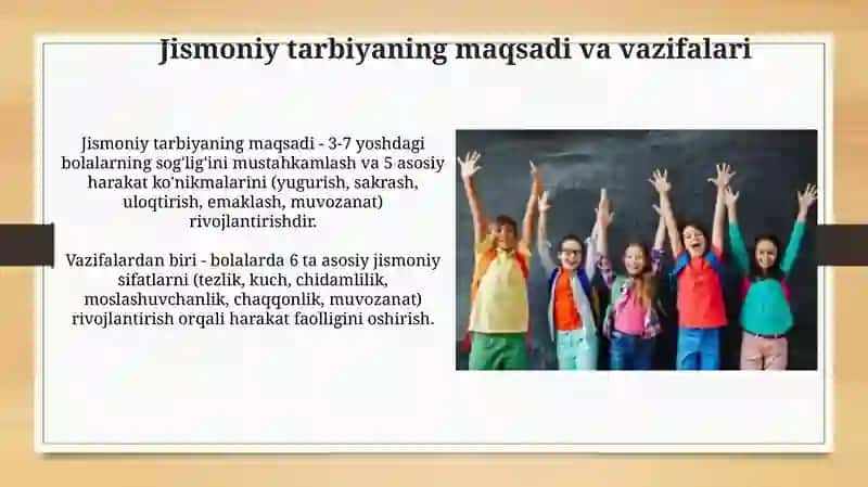 Maktabgacha yoshdagi jismoniy tarbiya 4