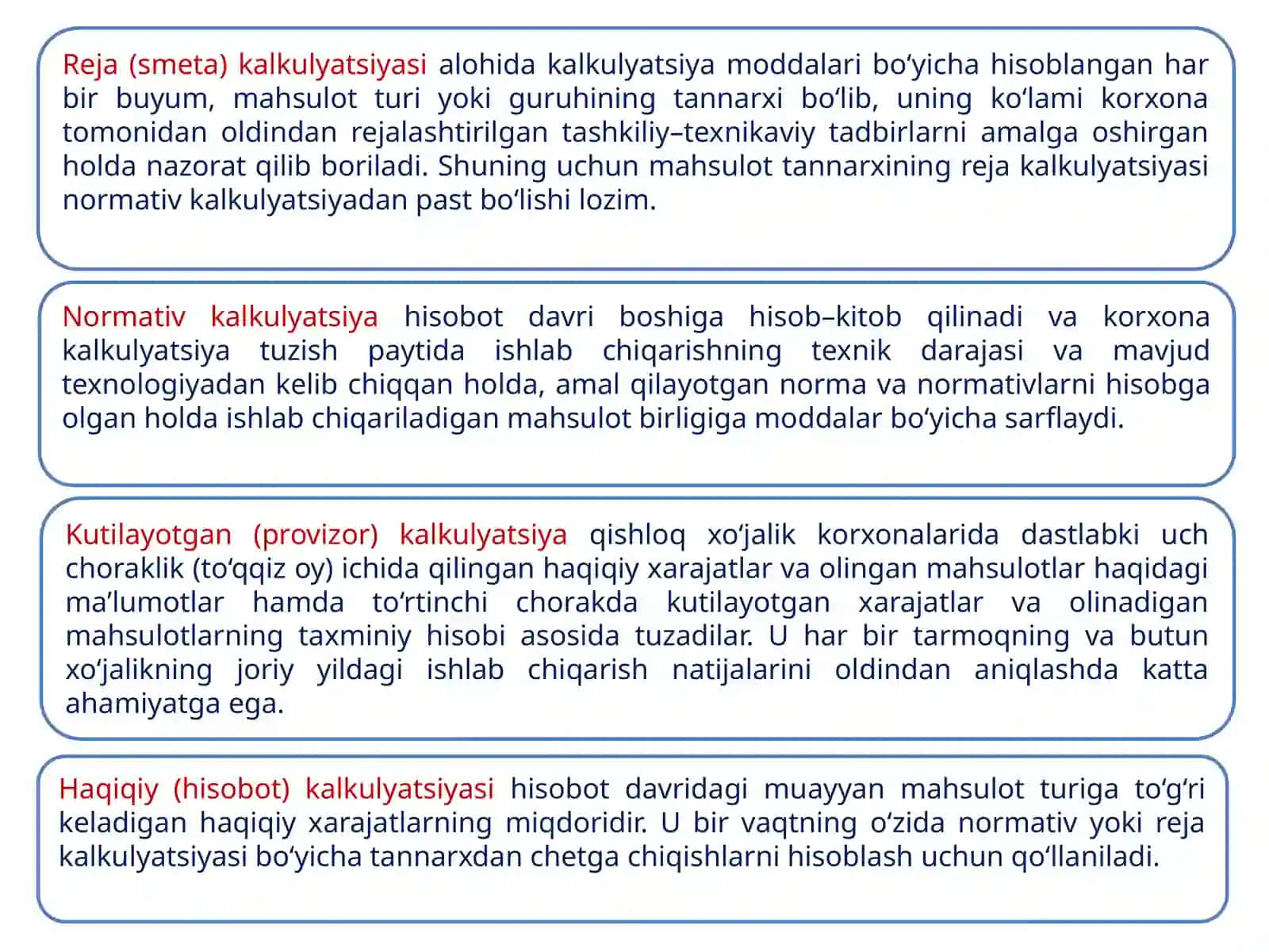 MAHSULOT TANNARXI VA UNI ANIQLASH 4