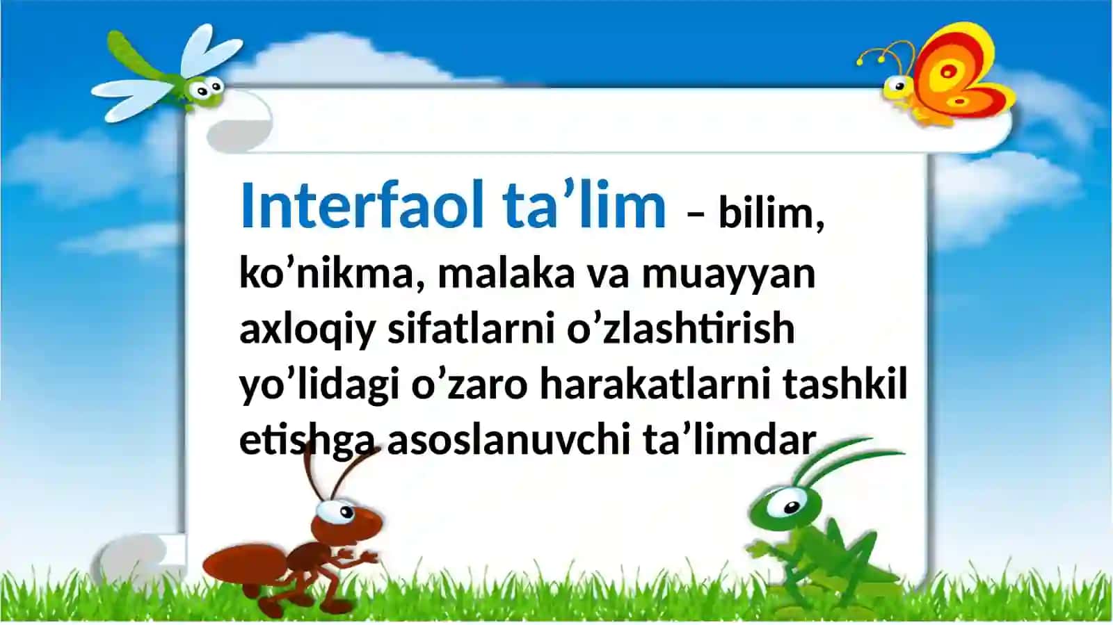 TEXNOLOGIYA DARSLARIDA INTERFAOL USULLARNI QO’LLASH 4