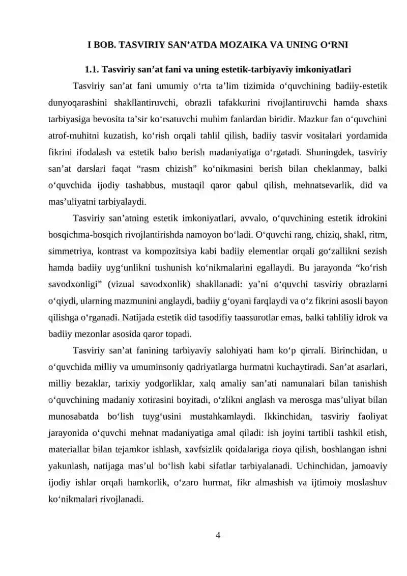 7-SINFLARDA MOZAIKA MAVZUSIDA DARS TASHKIL ETISH METODIKASI 4