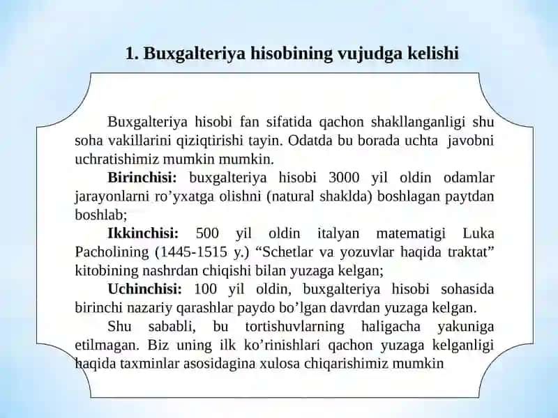 Moliyaviy hisob asoslari 4