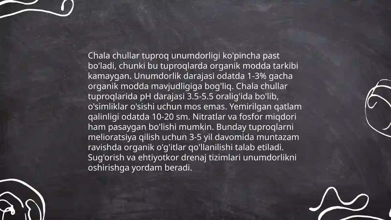 Chala chullar zonasining tuproqlari 4