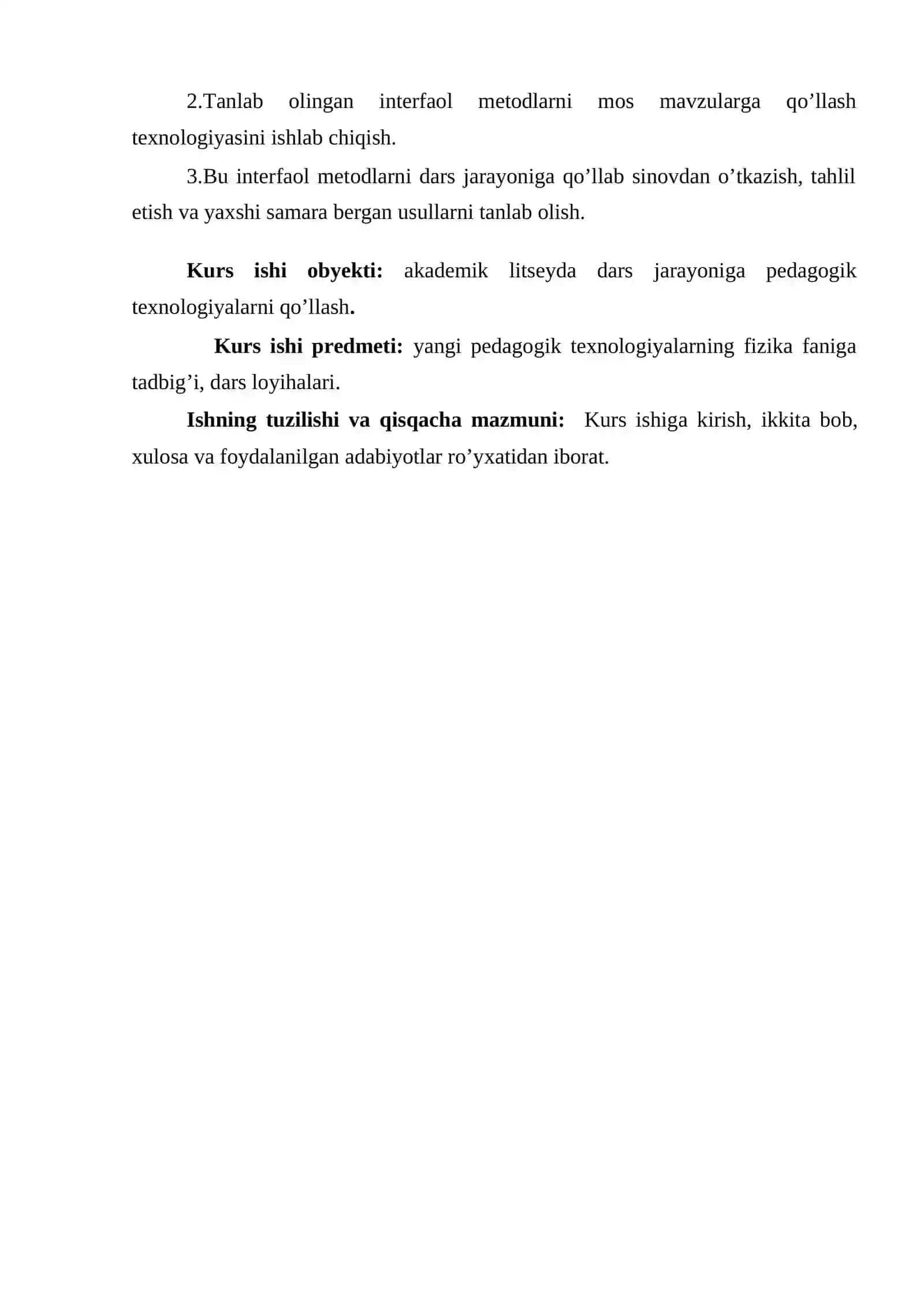 Fizika va astranomiya o’qitishni loyihalashtirish 4