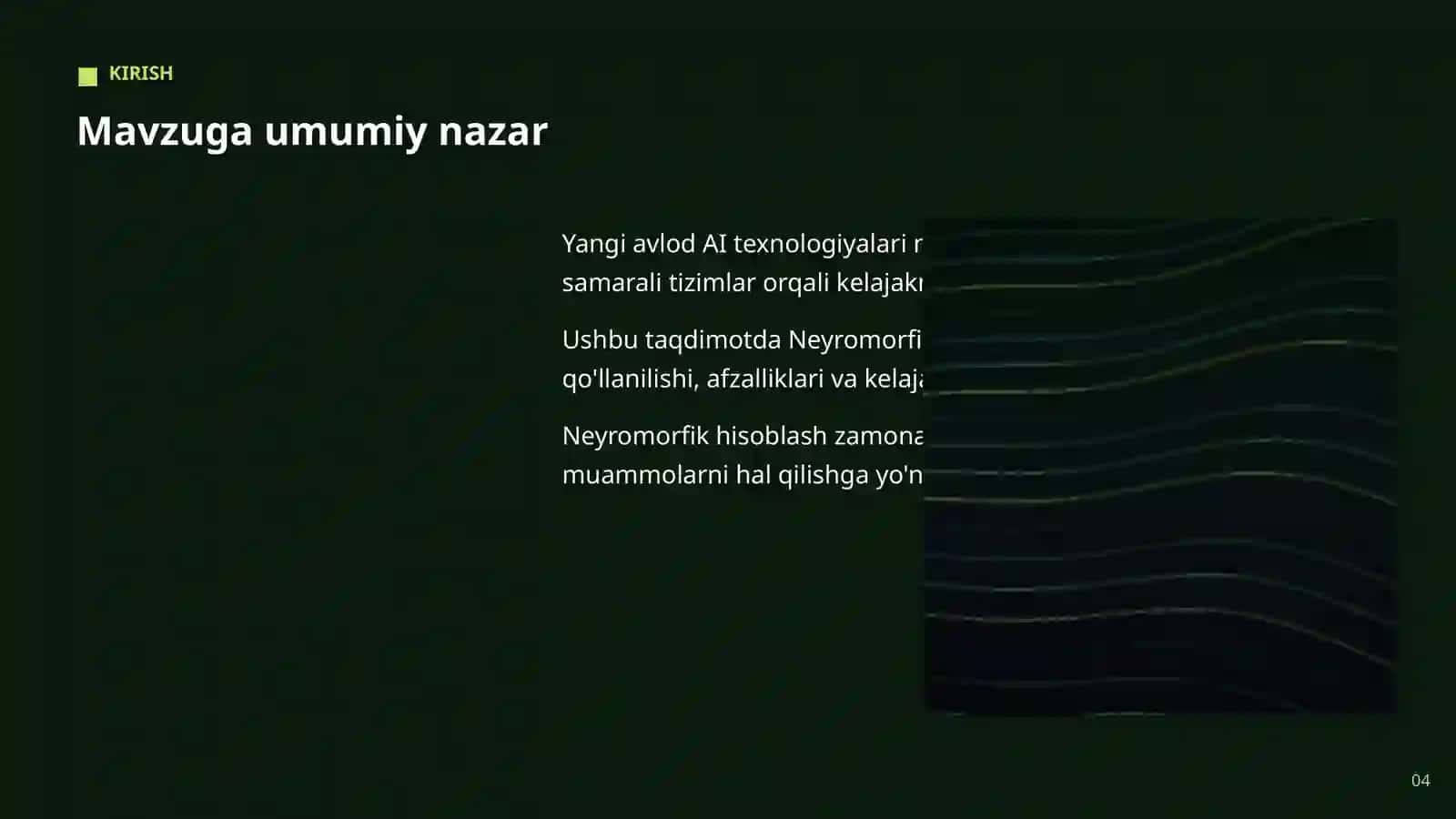 Yangi Avlod AI Texnologiyalari 4