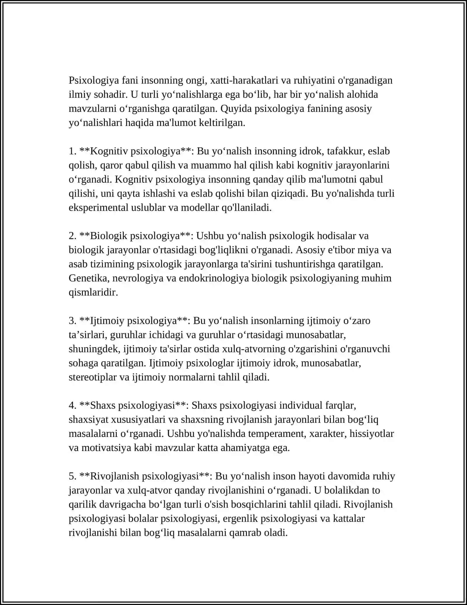 PSIXOLOGIYA FANINING PREDMETI VA RIVOJLANISH TARIXI 4