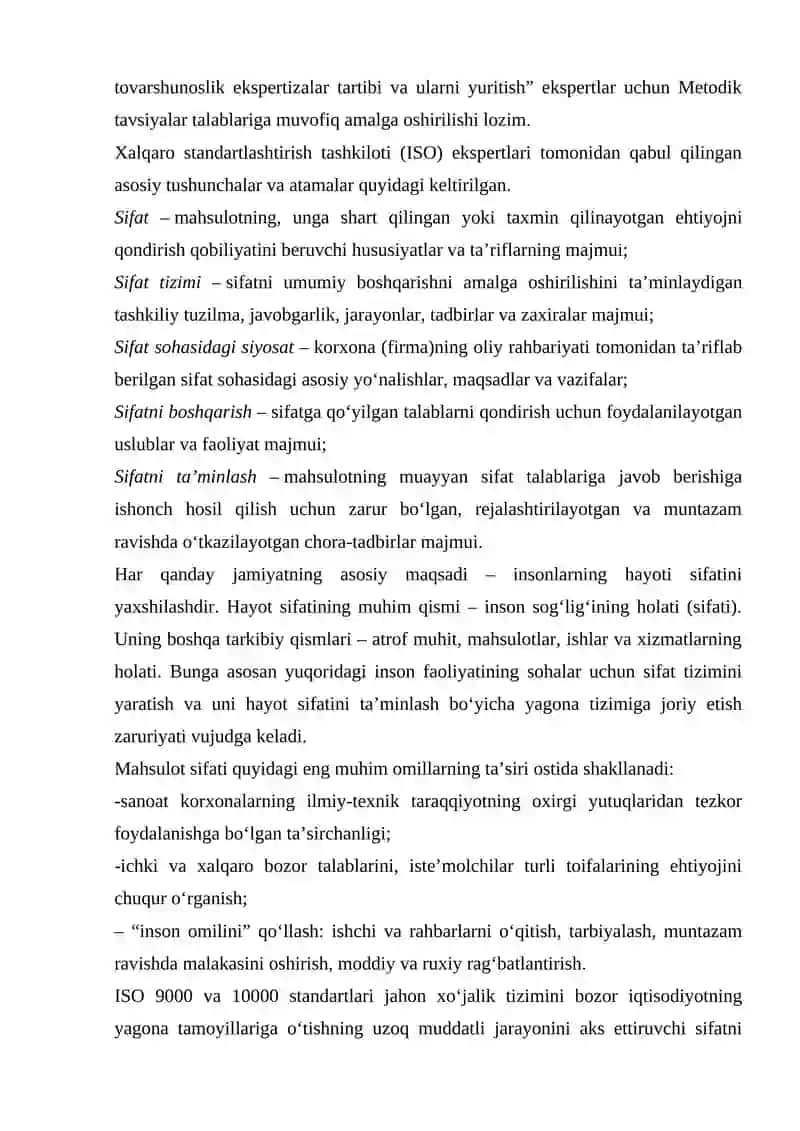 Tayyor taomlar sifatini nazorat qilish va baholash 4