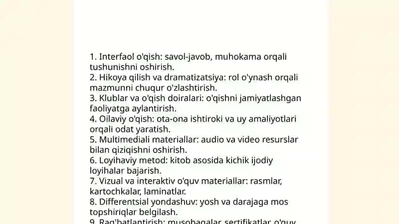 Bolalar adabiyoti fanining maqsad va vazifalari, bolalar kitobxonligi 4
