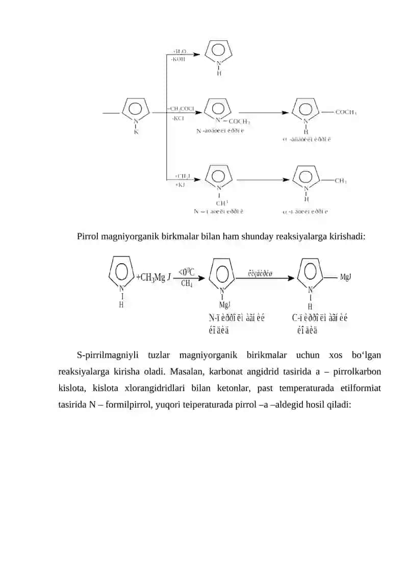 Pirrol va uning hosilalari 4