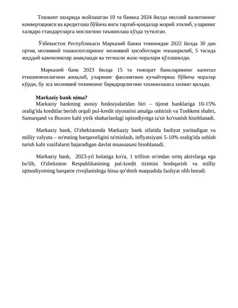 Markaziy bank va uning funksiyalari 4