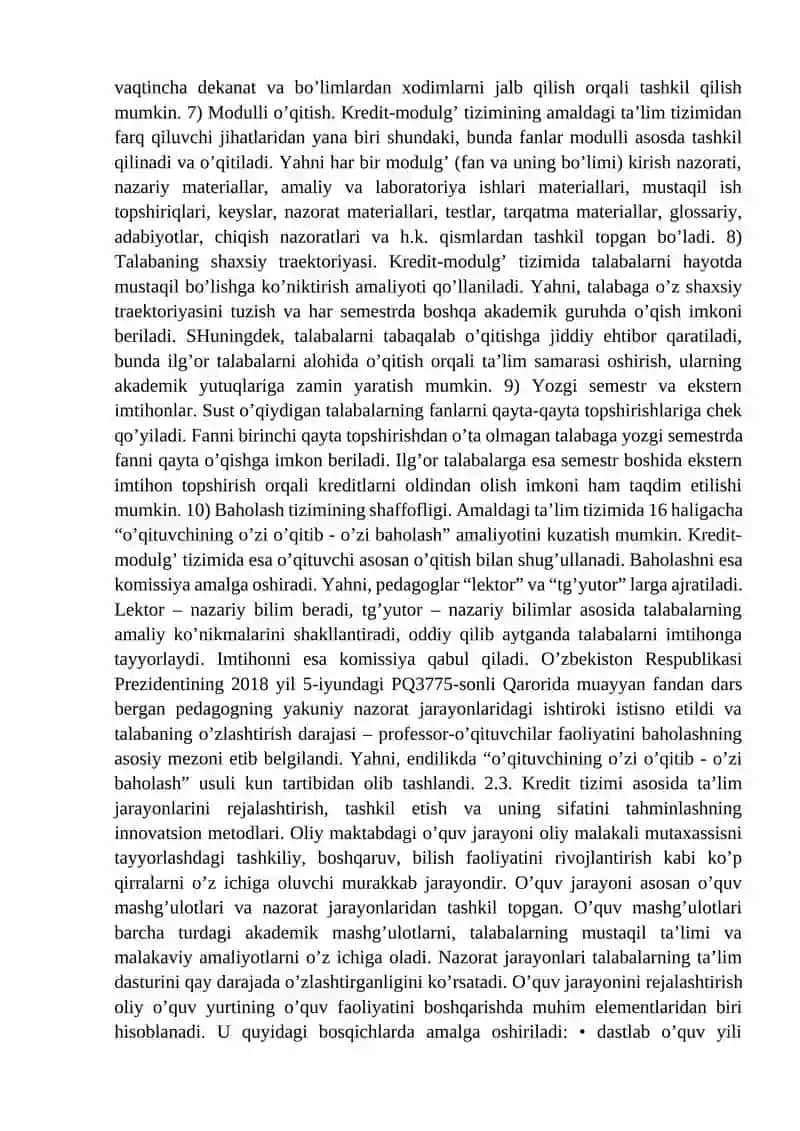 Kredit-modul tizimi 4