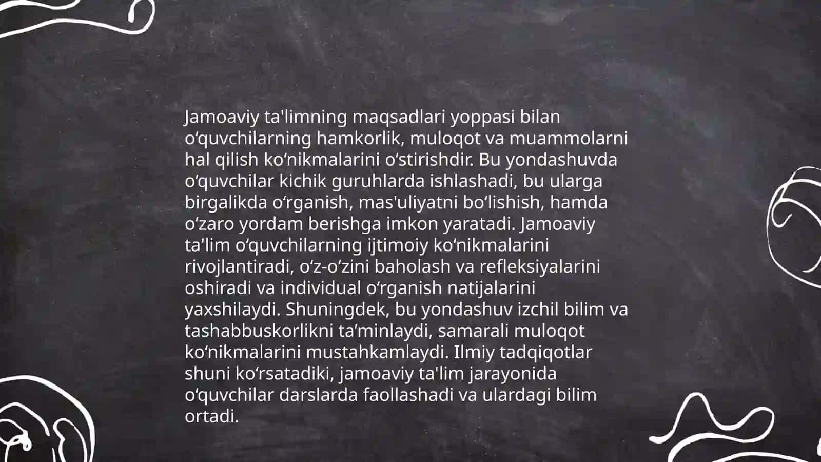 O'quvchilarning jamoasi - yaxlit pedagogik jarayonning asosiy shakli 4