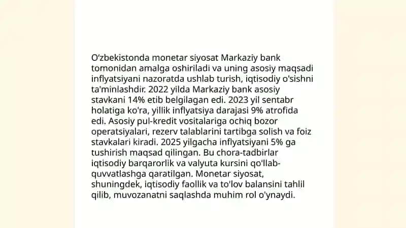 Davlat tomonidan iqtisodiyotni tartibga solishning zamonaviy tendensiyalari va ularni Oʻzbekistonda qoʻllanilishi imkoniyatlari 4