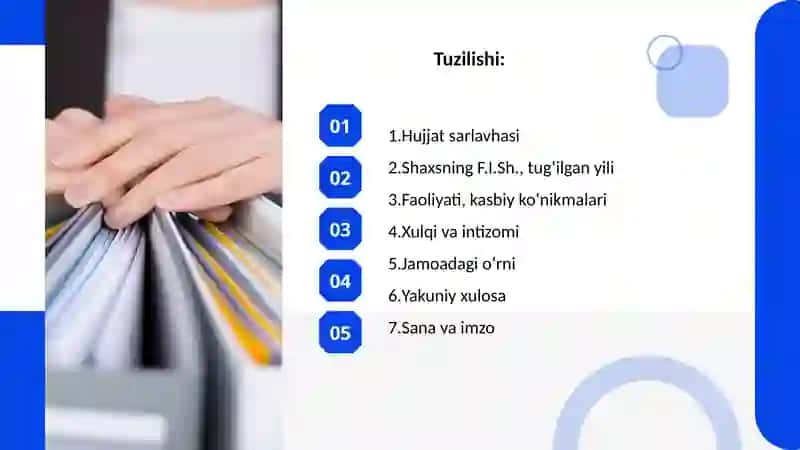 Tavsifnoma va Tavsiyanoma 4