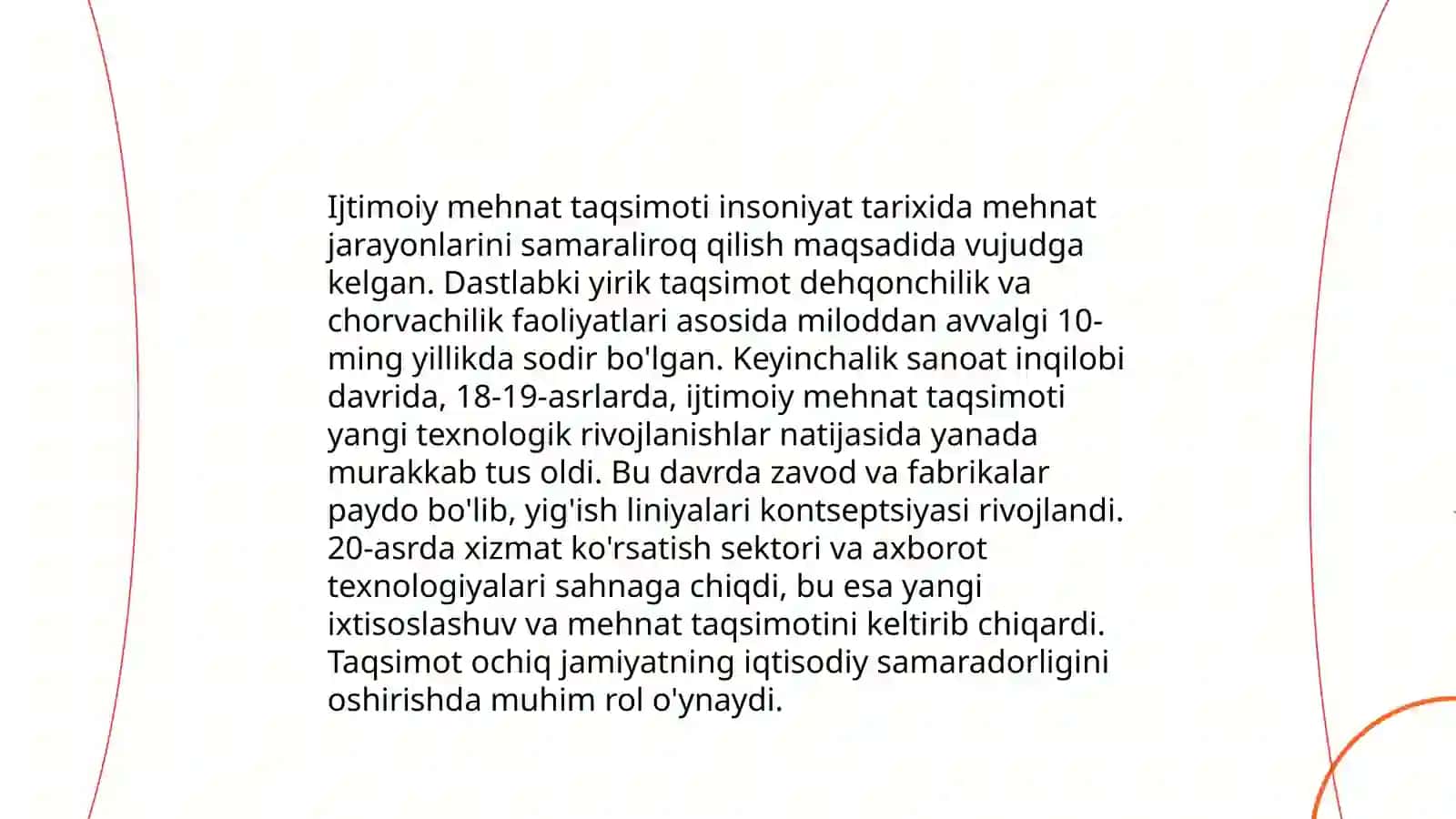 Ijtimoiy mehnat taqsimotining mohiyati 4