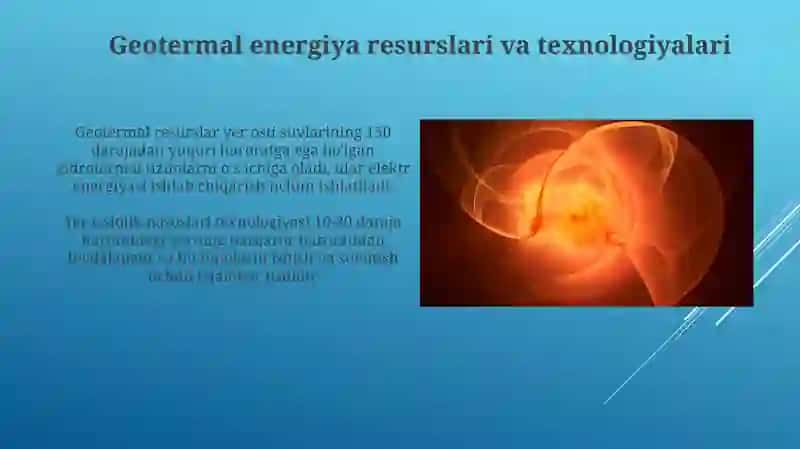 Geotermal energiyaning iqtisodiy samaradorligi va rentabelligi 4