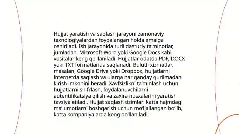 Microsoft Word dasturidan foydalanishni o'rgatish 4