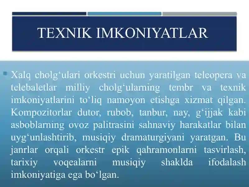 Xalq cholgulari teleopera telebalet 4