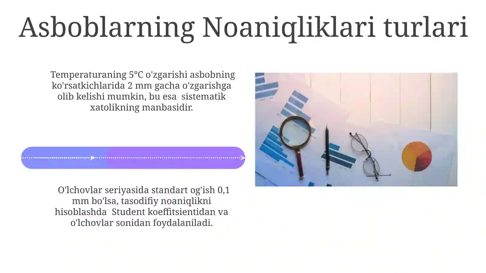 Qurilmaviy noaniqliklar va ularni ta'sirini miqdoriy baholash 4