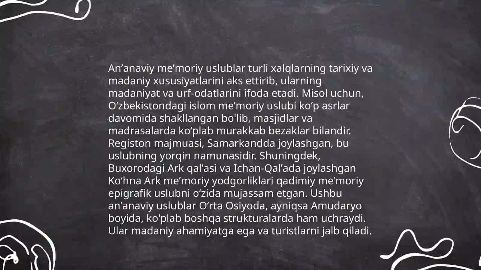 Voha aholisining turar joylari va ularning turlari 4