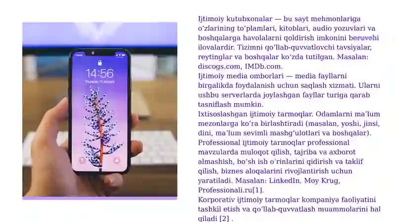 Ijtimoiy tarmoqlar 4