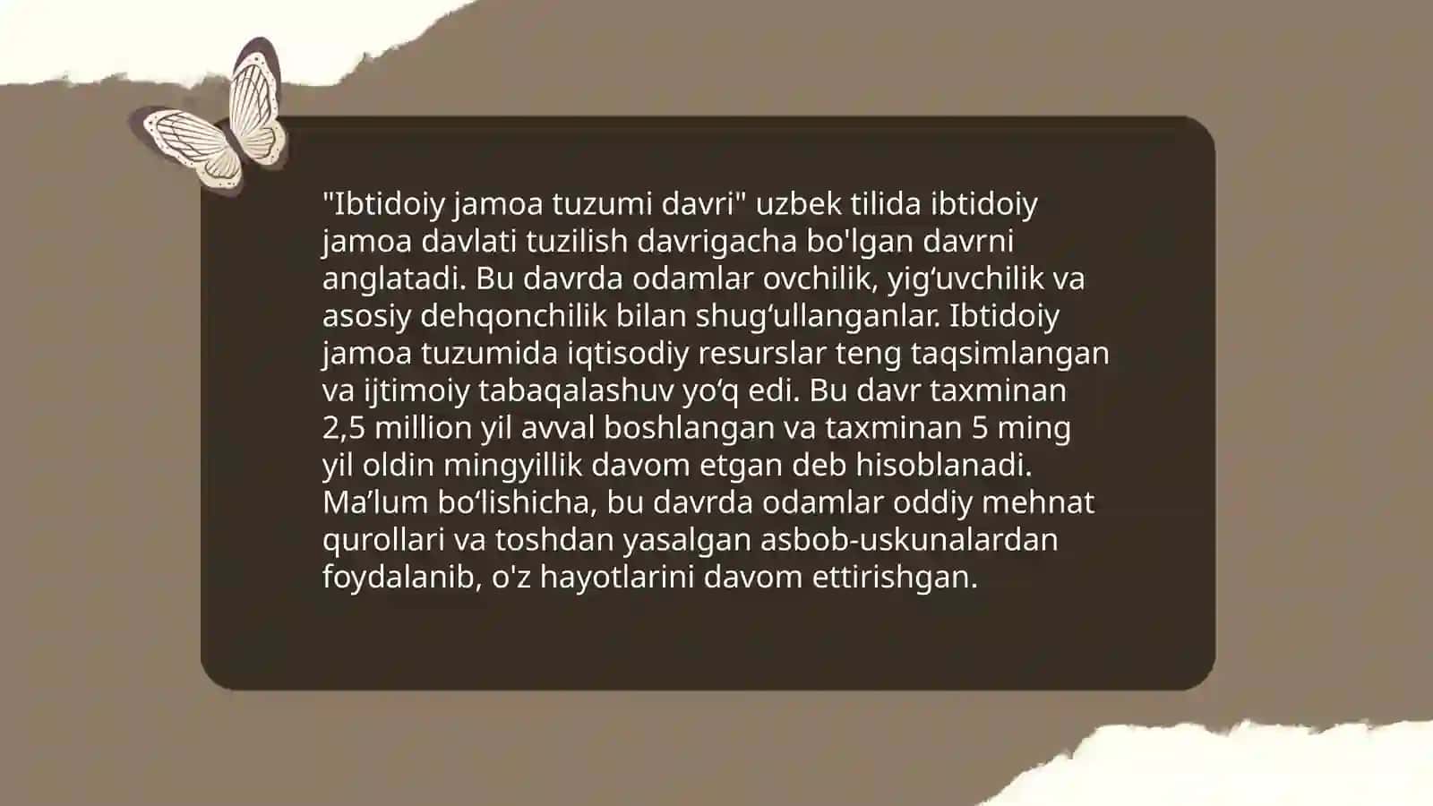 Kishilar birligining tarixiy shakllari 4